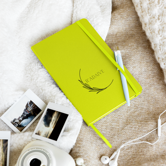 Hardcover bound notebook