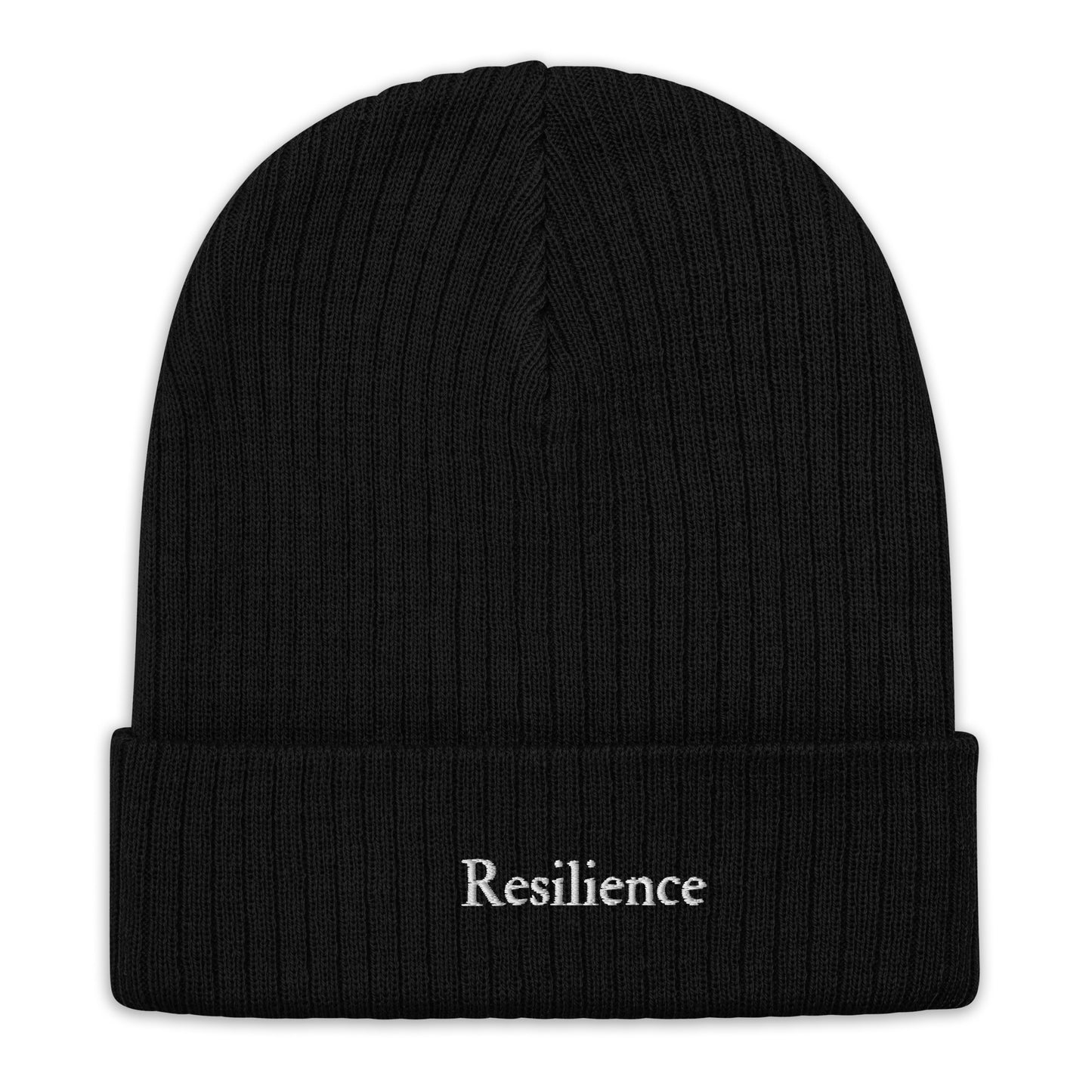 Ribbed knit beanie